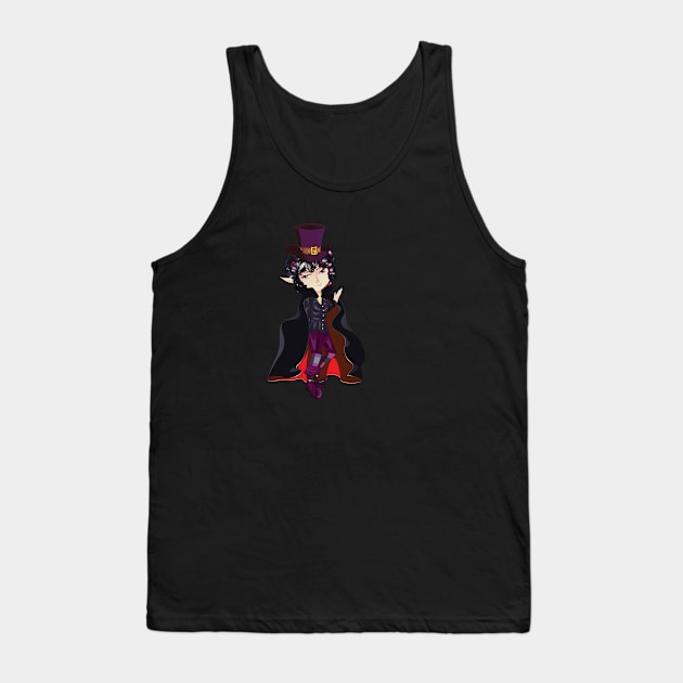 Anime Vampire boy Tank Top by AnnArtshock